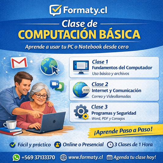 Clases de Computación Básica – Aprende desde Cero con Formaty.cl