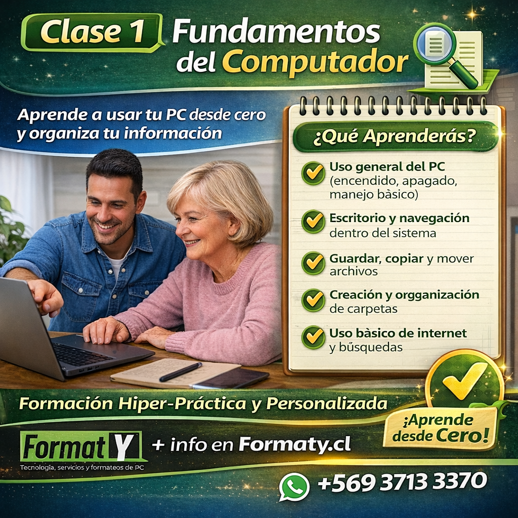 Clases de Computación Básica – Aprende desde Cero con Formaty.cl